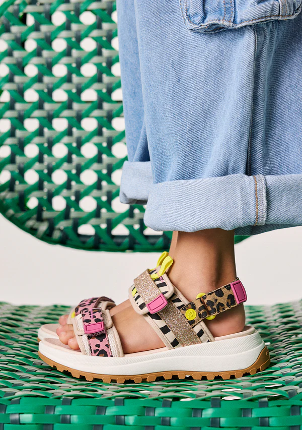 Gioseppo Παιδικά Ανατομικά Αθλητικά Πέδιλα Δίσολα Για Κορίτσι Leopard - Image 5