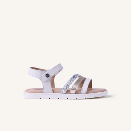 Gioseppo Παιδικά Ανατομικά Πέδιλα Για Κορίτσι Λευκά