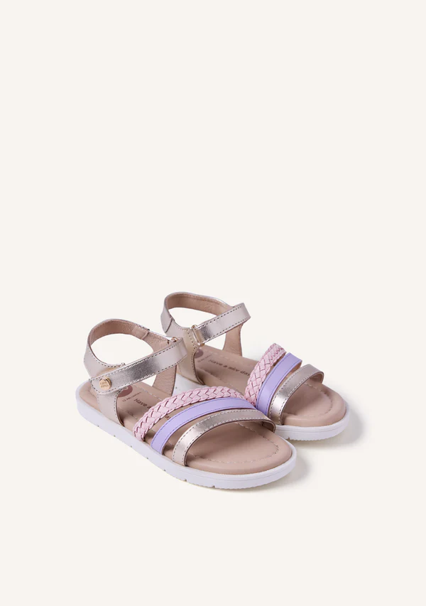 Gioseppo Παιδικά Ανατομικά Πέδιλα Για Κορίτσι Χρυσό/Ρόζ - Image 2