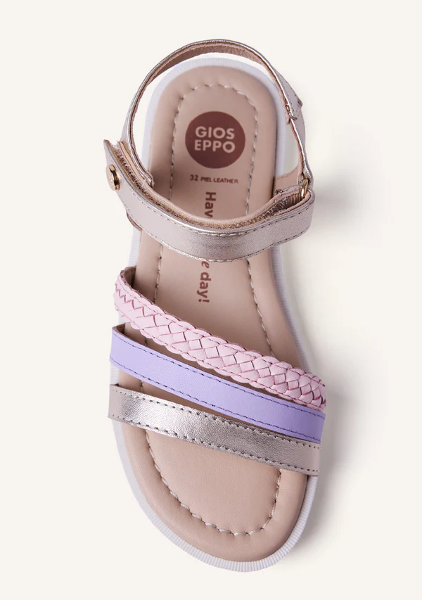 Gioseppo Παιδικά Ανατομικά Πέδιλα Για Κορίτσι Χρυσό/Ρόζ - Image 3