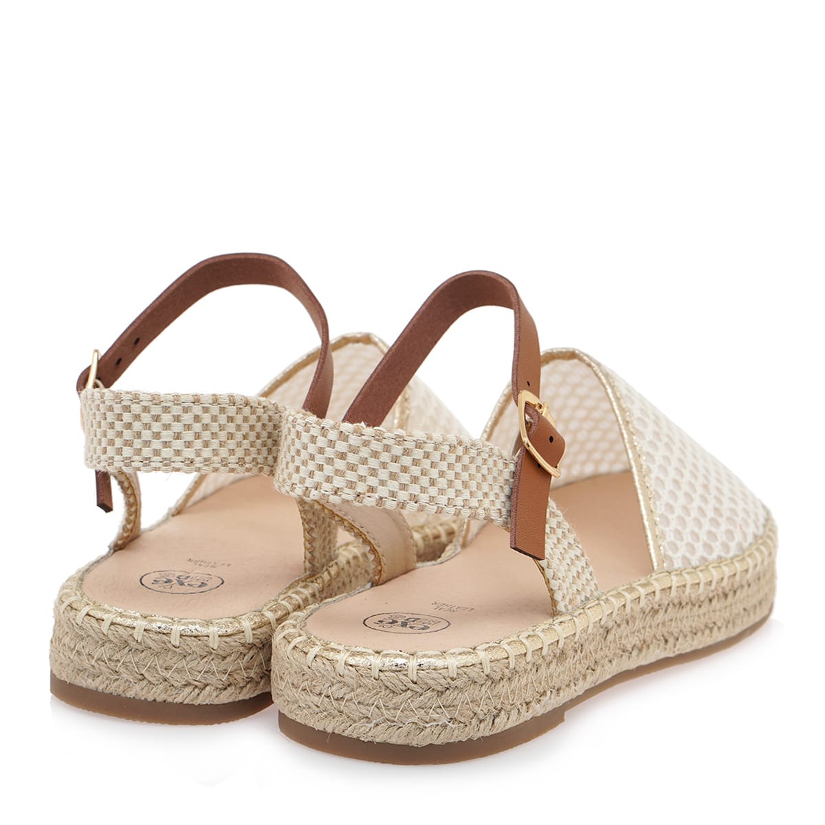 Exe Kids Ανατομική Παιδική Εσπαντρίγια Για Κορίτσι Μπέζ - Image 3