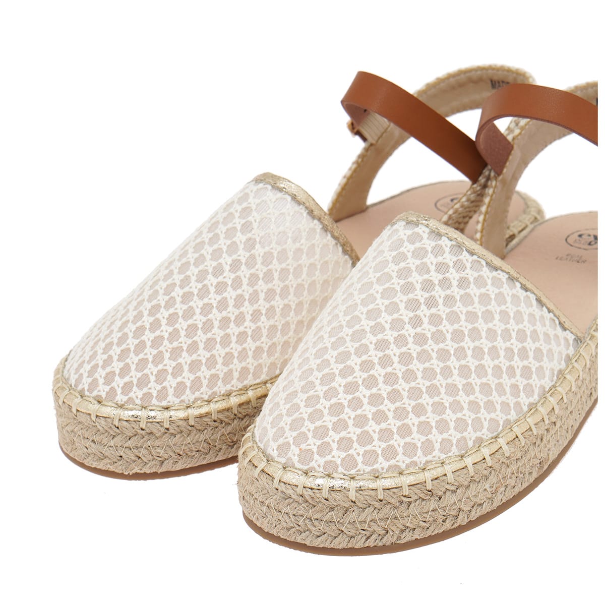 Exe Kids Ανατομική Παιδική Εσπαντρίγια Για Κορίτσι Μπέζ - Image 4