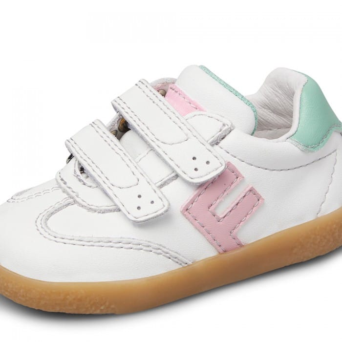 Falcotto Ανατομικό Παιδικό Δερμάτινο Sneaker Για Κορίτσι Λευκό - Image 2