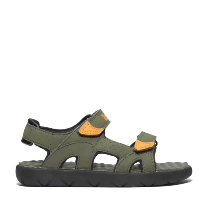 Timberland Ανατομικά Παιδικά Πέδιλα Για Αγόρια Perkins Row Λαδί