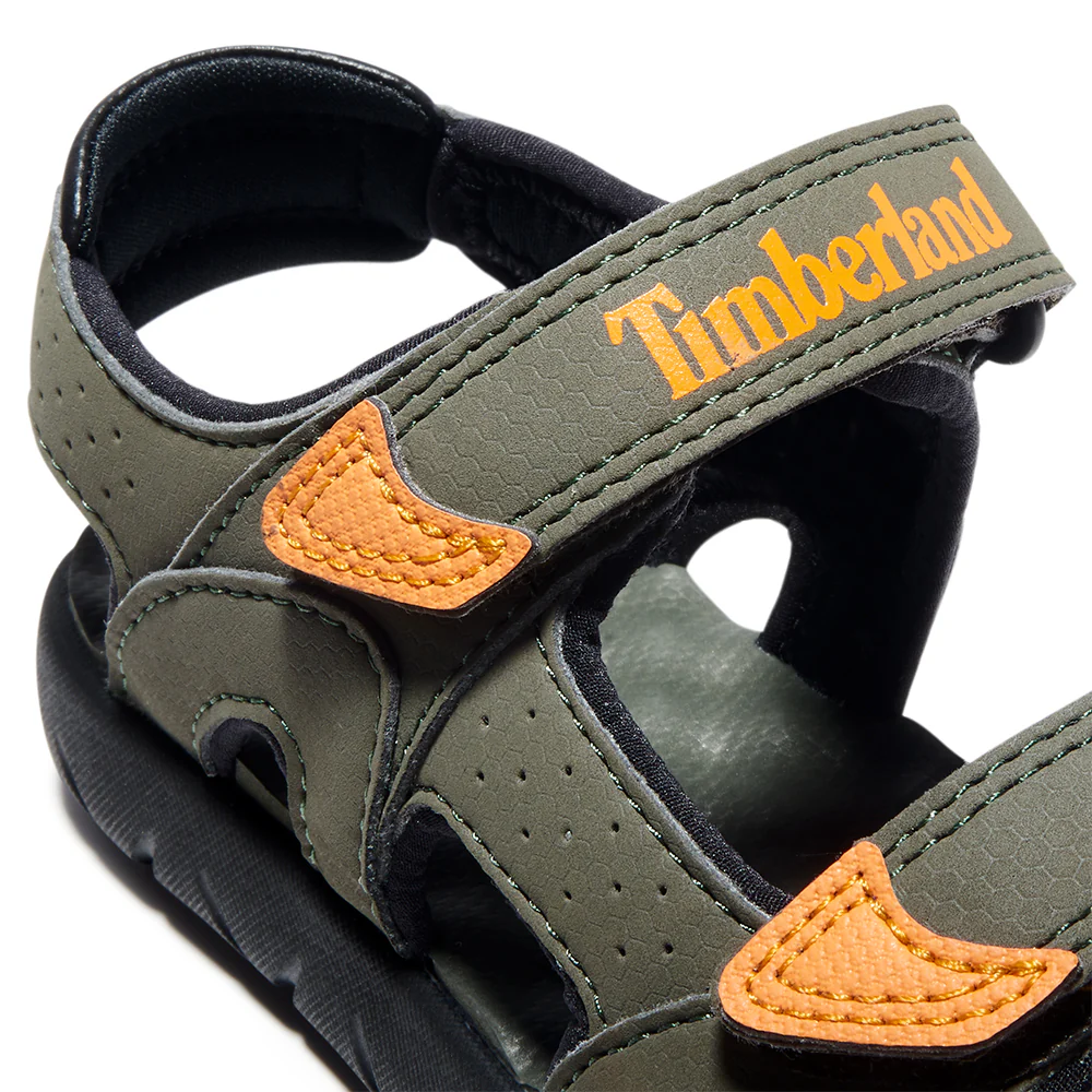 Timberland Ανατομικά Παιδικά Πέδιλα Για Αγόρια Perkins Row 2 Λαδί - Image 3