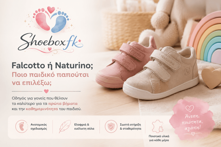 Falcotto ή Naturino παιδικά παπούτσια για πρώτα βήματα | Shoeboxfk