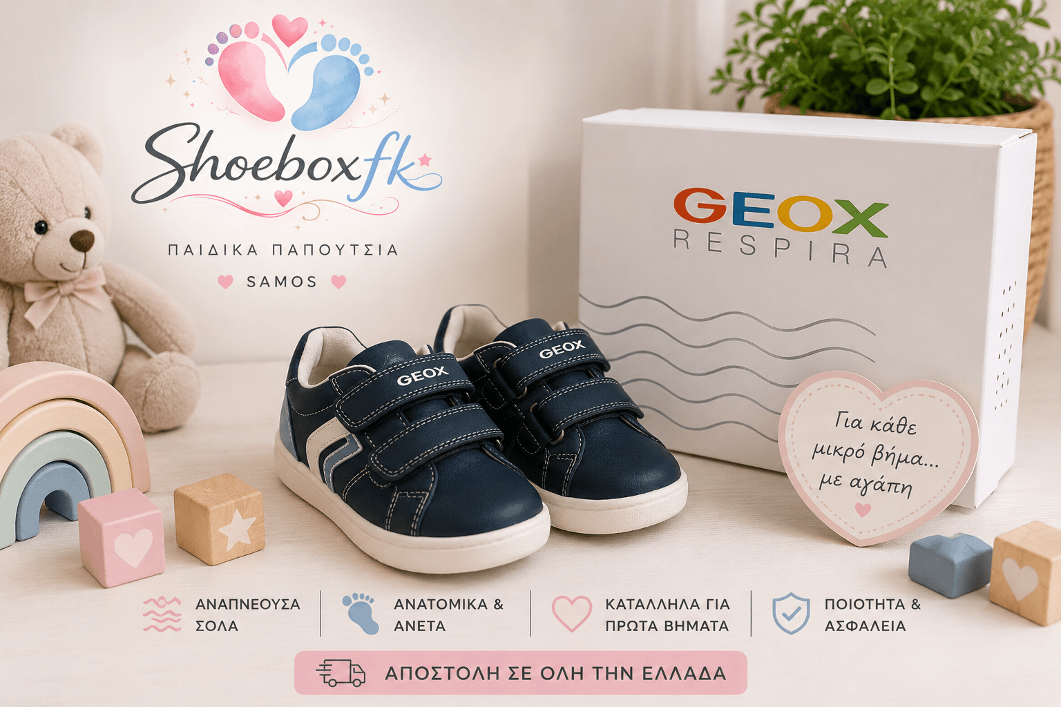 Γιατί οι γονείς επιλέγουν παιδικά παπούτσια Geox 👟❤️
