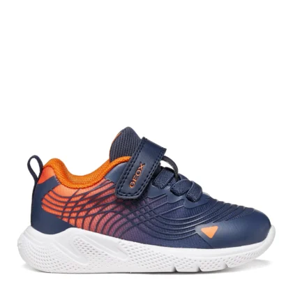 Geox Παιδικά Ανατομικά Αθλητικά Για Αγόρι Navy