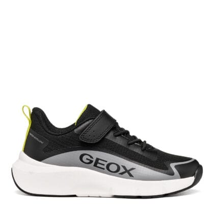 Geox Παιδικά Ανατομικά Αδιάβροχα Αθλητικά Για Αγόρι Μαύρο/Γκρι