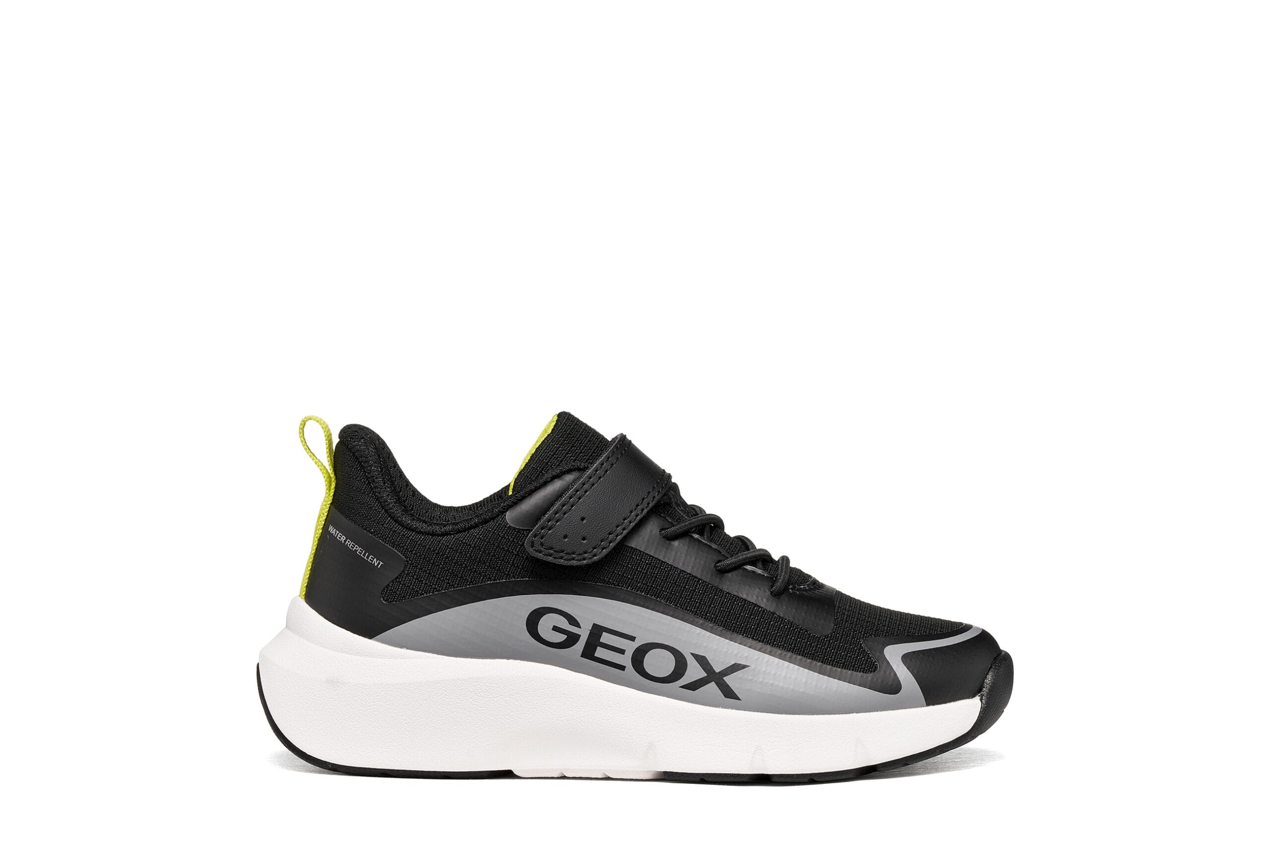 Geox Παιδικά Ανατομικά Αδιάβροχα Αθλητικά Για Αγόρι Μαύρο/Γκρι