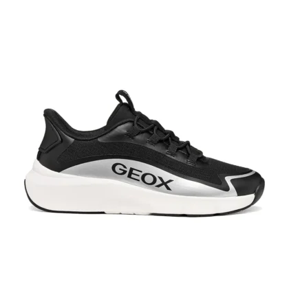 Geox Παιδικά Ανατομικά Αθλητικά Pro-Ran Fast In Για Αγόρι Μαύρο