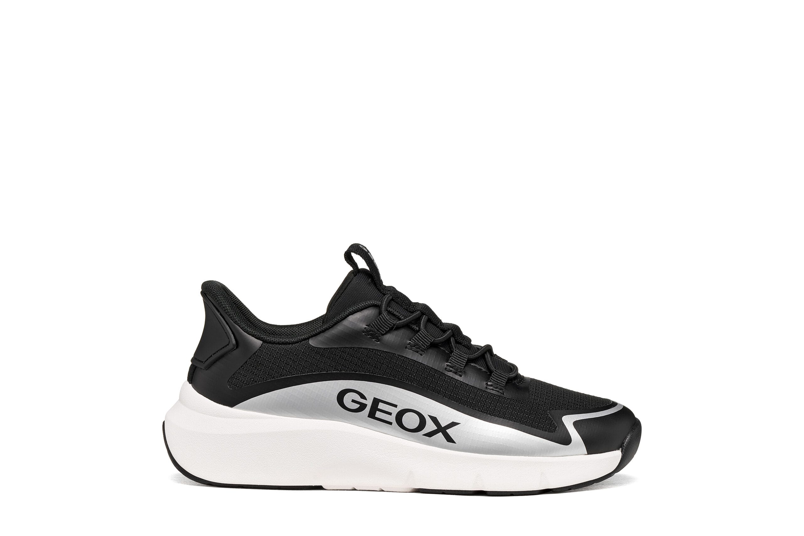 Geox Παιδικά Ανατομικά Αθλητικά Pro-Ran Fast In Για Αγόρι Μαύρο