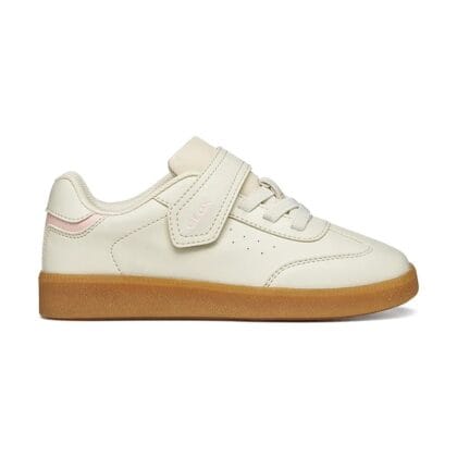 Geox Παιδικά Ανατομικά Sneakers Για Κορίτσι New Emberlix Μπέζ