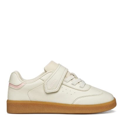 Geox Παιδικά Ανατομικά Sneakers Για Κορίτσι New Emberlix Μπέζ