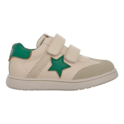 Chicco Παιδικά Ανατομικά Sneakers Για Αγόρι Μπέζ