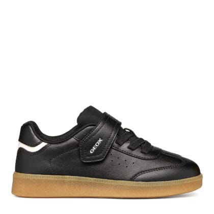 Geox Παιδικά Ανατομικά Sneakers Unisex New Emberlix Μαύρα