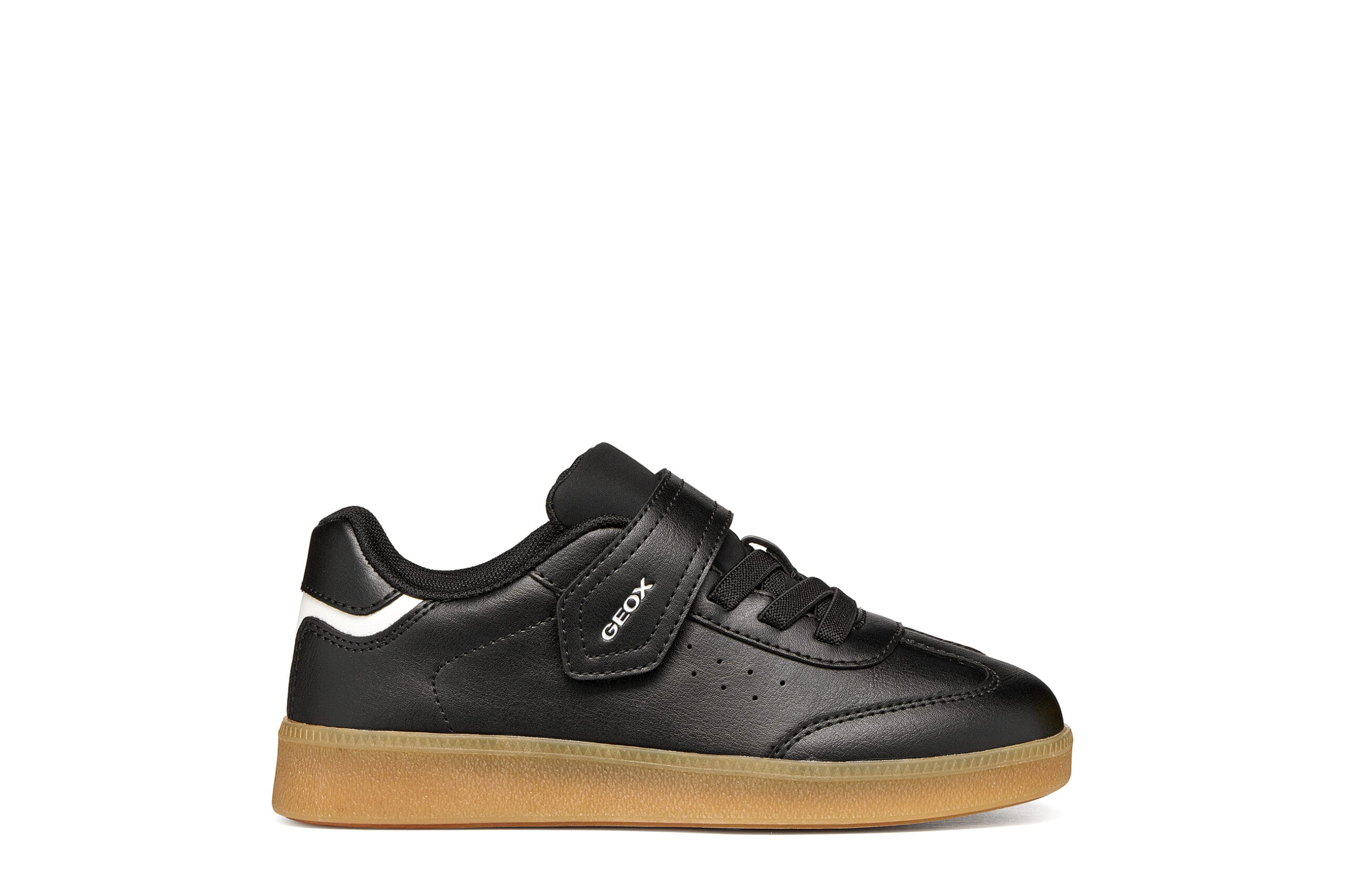 Geox Παιδικά Ανατομικά Sneakers Unisex New Emberlix Μαύρα