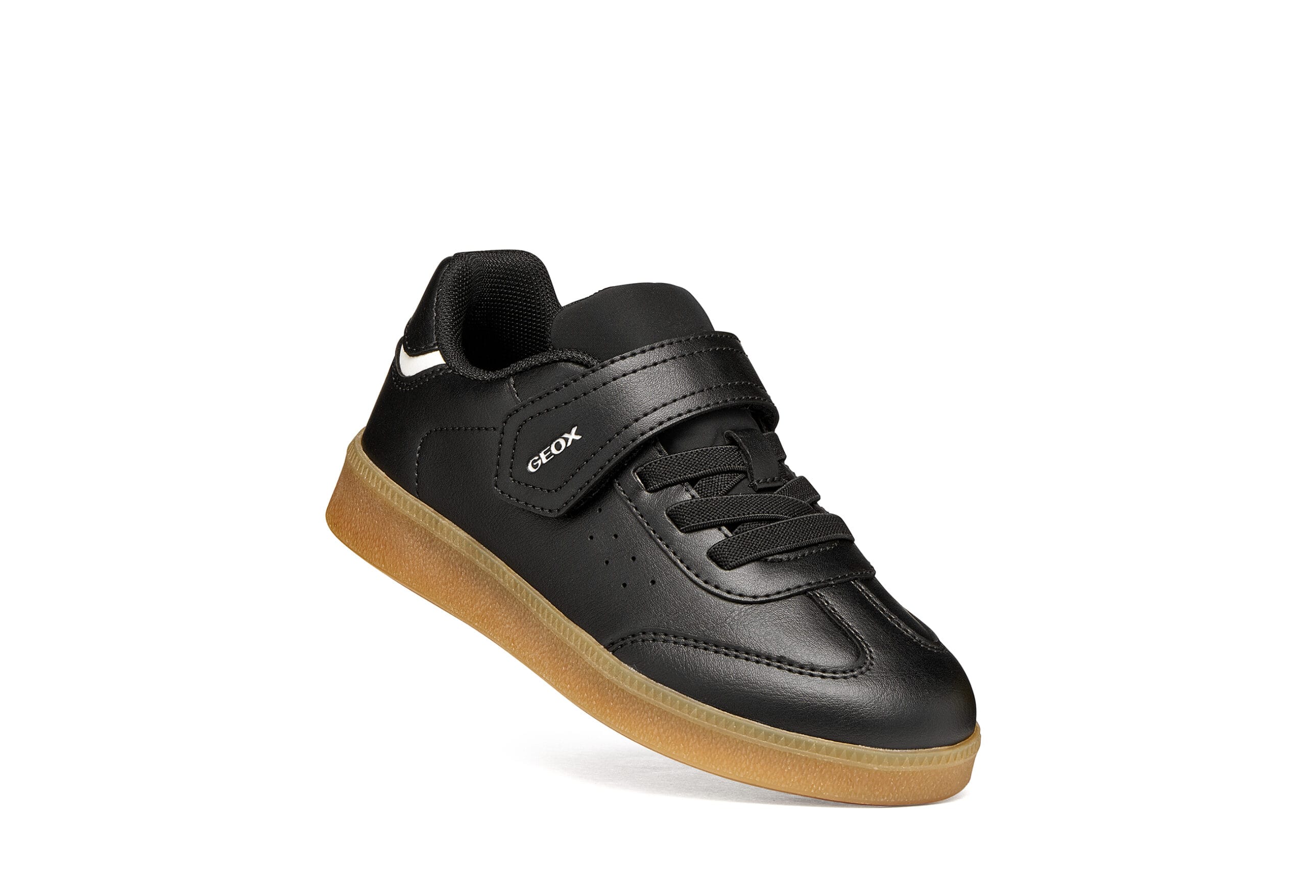 Geox Παιδικά Ανατομικά Sneakers Unisex New Emberlix Μαύρα - Image 4