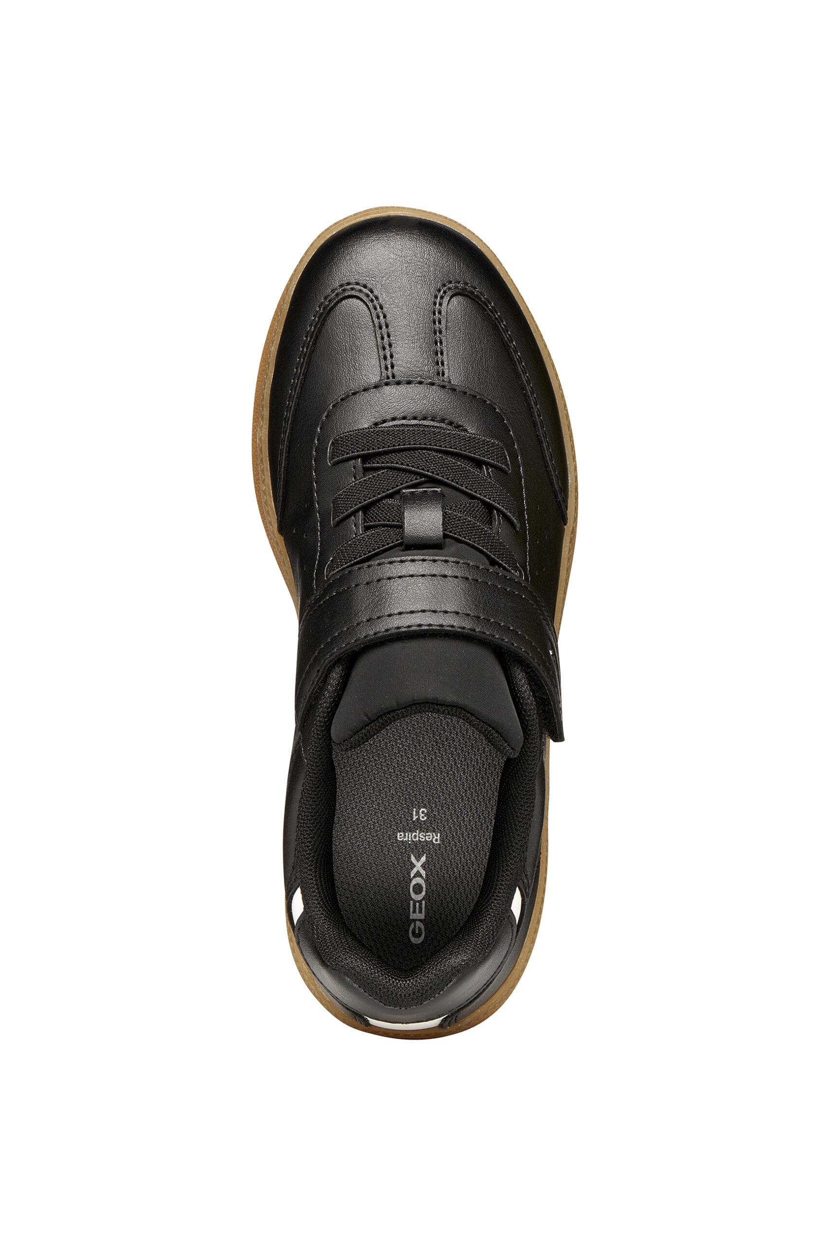 Geox Παιδικά Ανατομικά Sneakers Unisex New Emberlix Μαύρα - Image 5