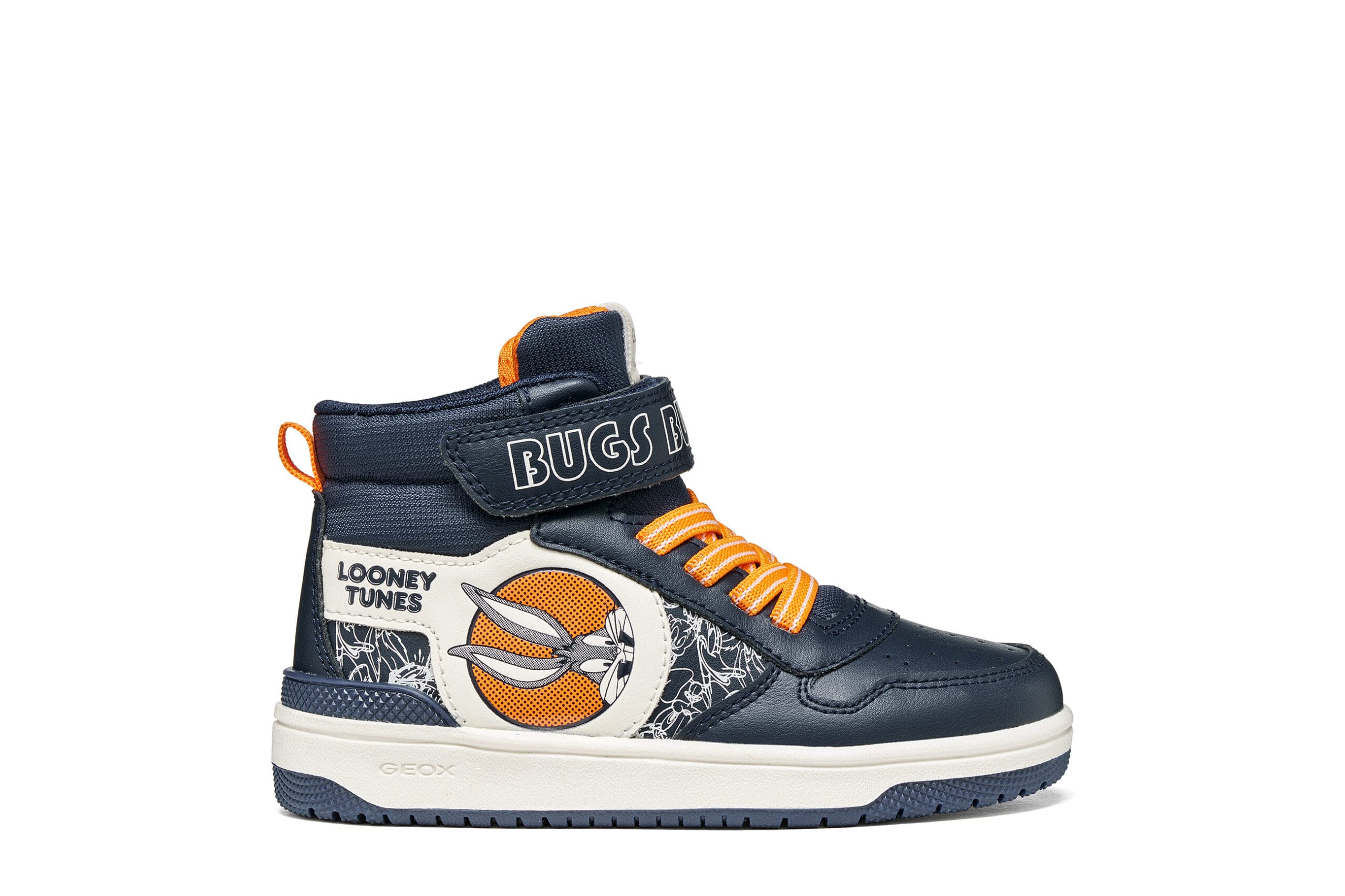 Geox Παιδικά Ανατομικά Μποτάκια Looney Tunes Bugs Bunny Για Αγόρι Μπλέ