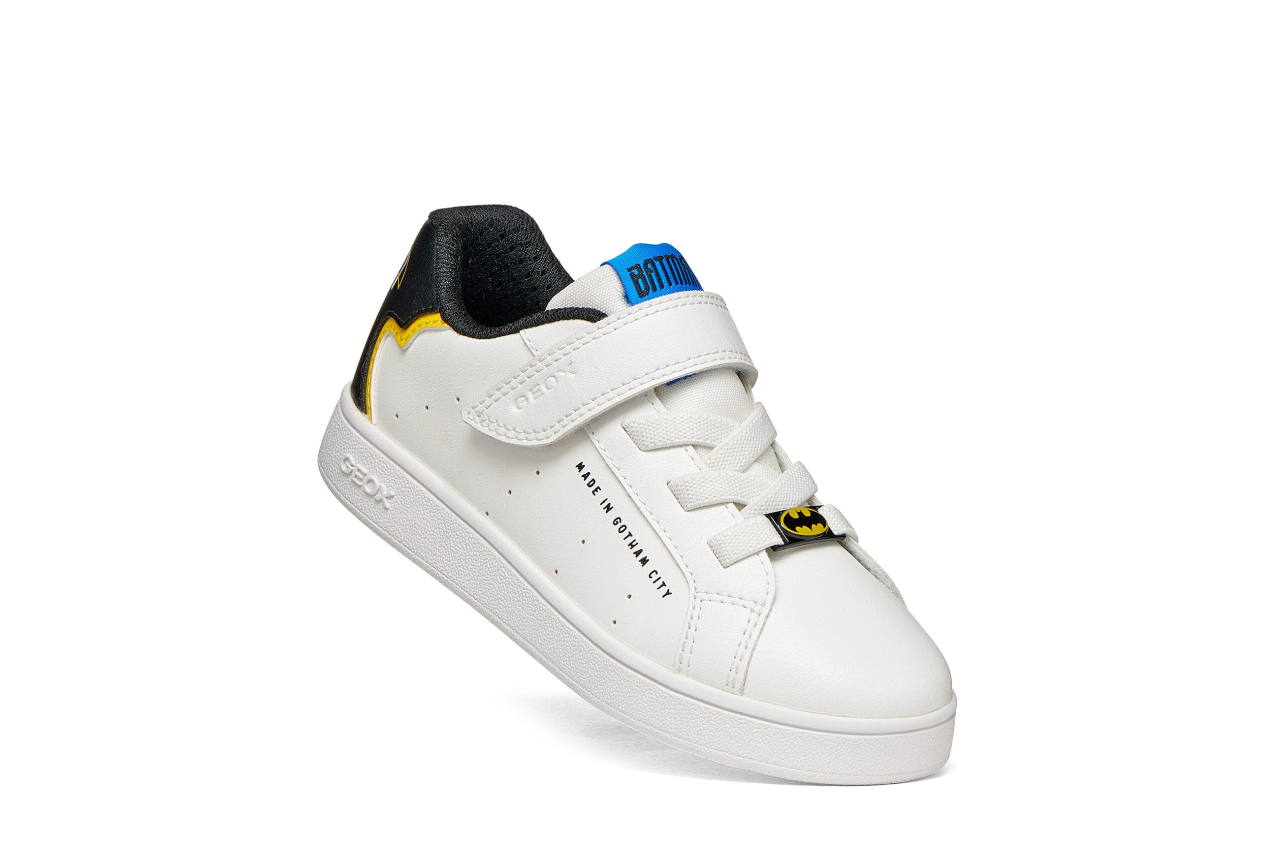 Geox ανατομικά παιδικά sneakers για αγόρι Batman λευκό/μαύρο - Image 5