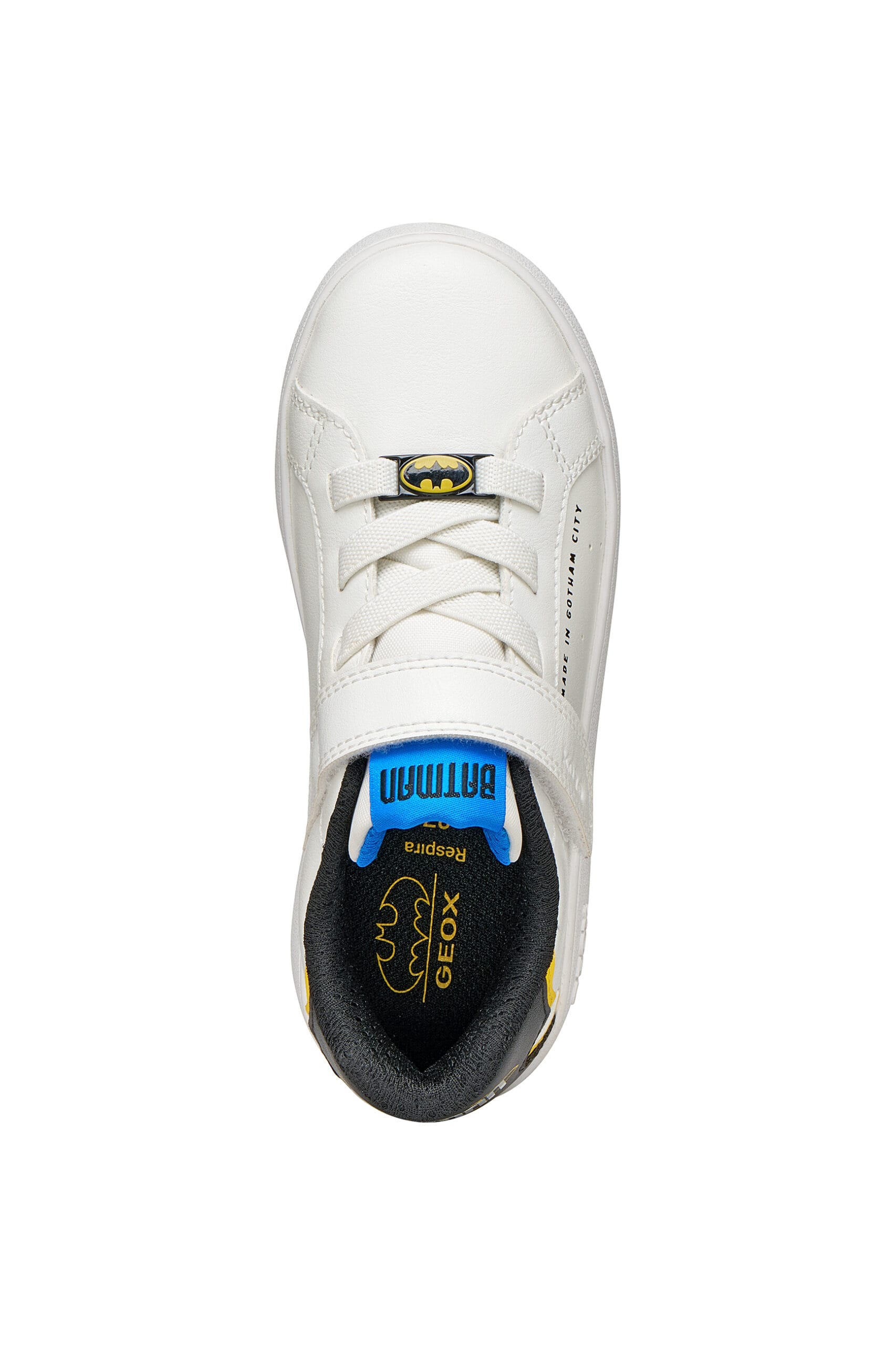 Geox ανατομικά παιδικά sneakers για αγόρι Batman λευκό/μαύρο - Image 6