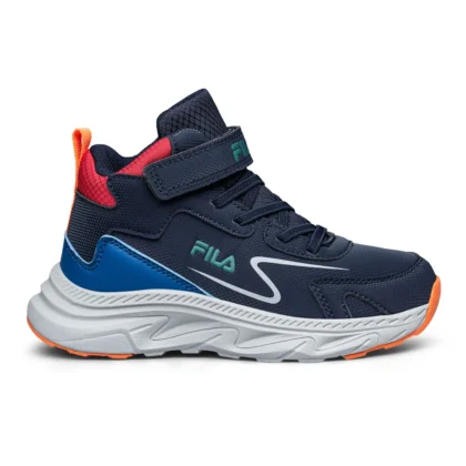 Fila παιδικά ανατομικά μποτάκια για αγόρι Strong 4 V Nanobionic μπλέ