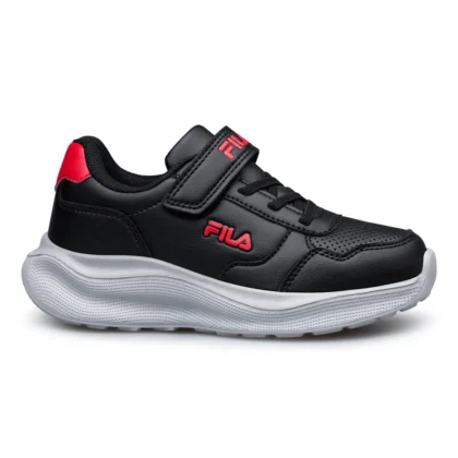 Fila παιδικά ανατομικά αθλητικά για αγόρι Memory Fast 8 μαύρο/κόκκινο