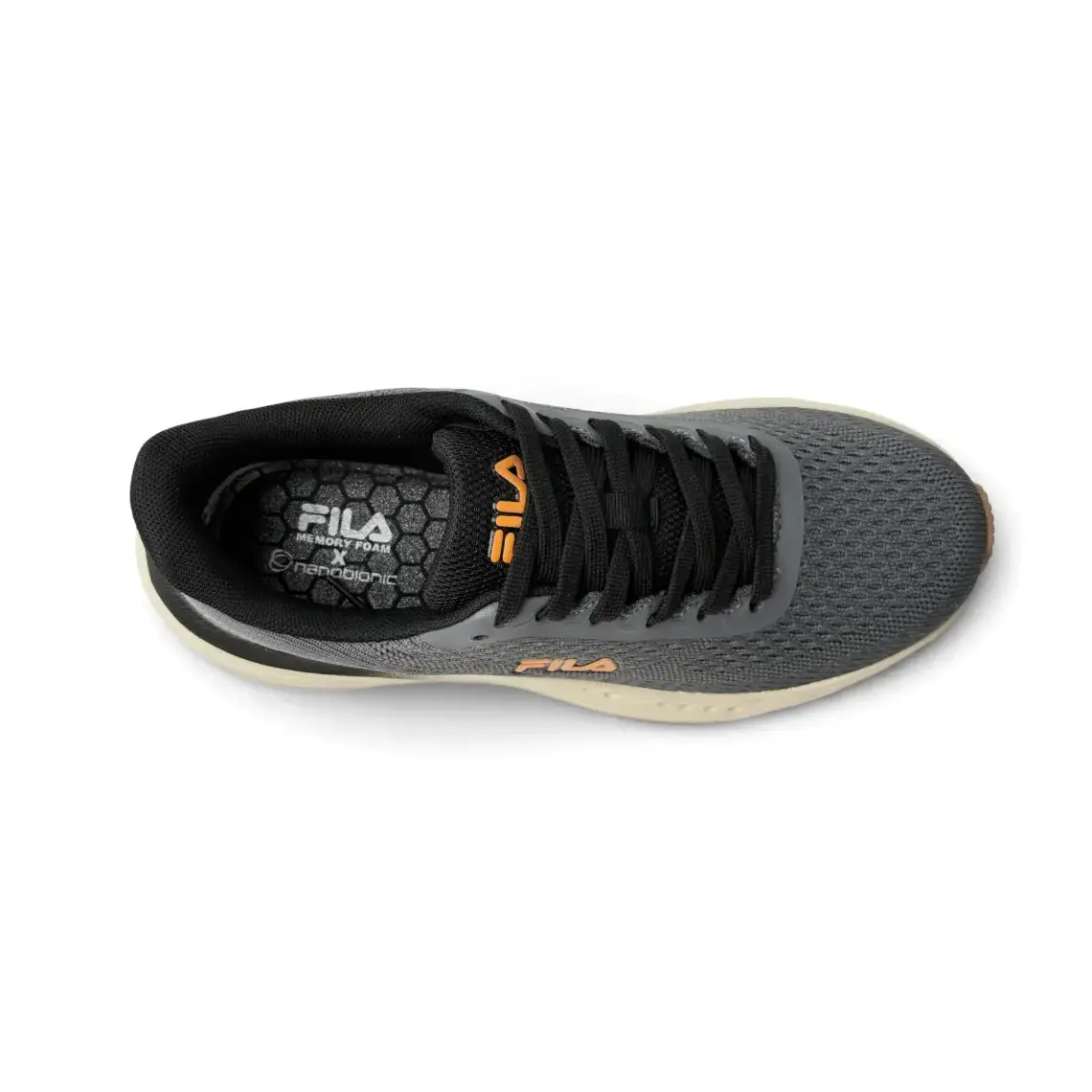 Fila εφηβικά ανατομικά αθλητικά Samoa 5 Nanobionic για αγόρι γκρί - Image 4