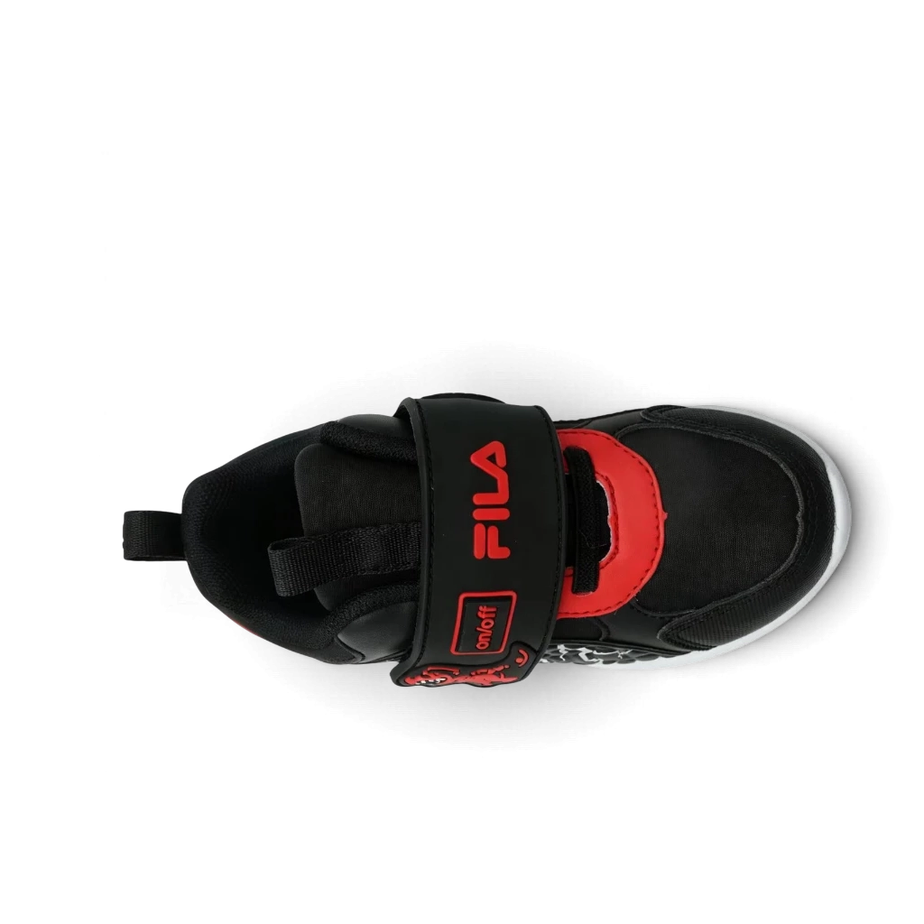 Fila βρεφικά ανατομικά αθλητικά για αγόρι Dino 2 V με φωτάκια και ήχο δεινοσαύρου μαύρο - Image 4