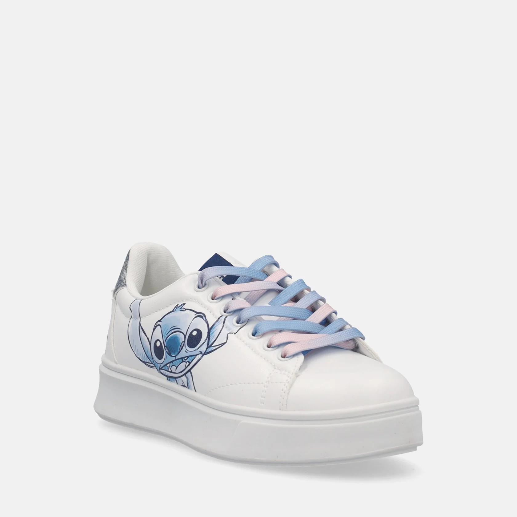 Disney παιδικά ανατομικά sneakers για κορίτσι δίσολα Stitch λευκά - Image 2