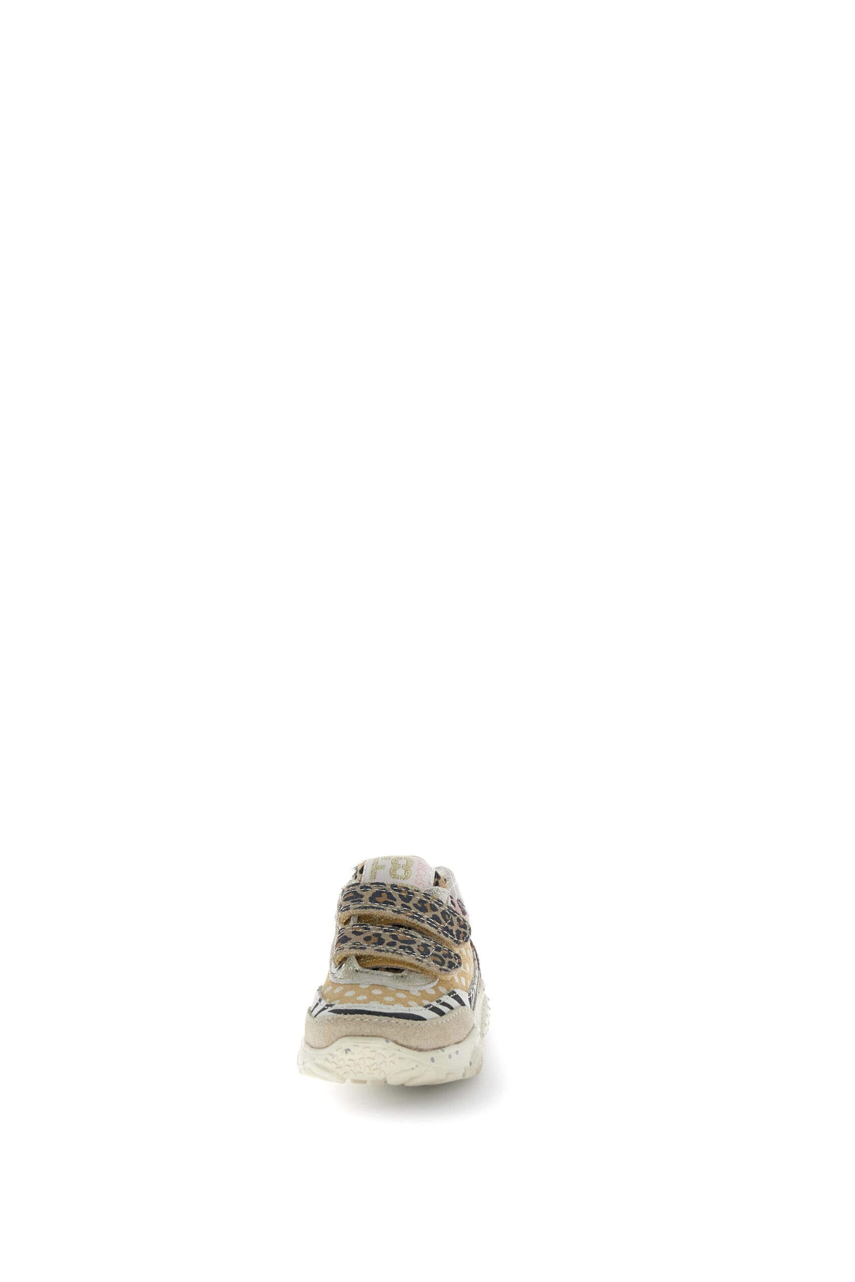 Falcotto παιδικά ανατομικά sneakers για κορίτσι μπέζ animal print - Image 4