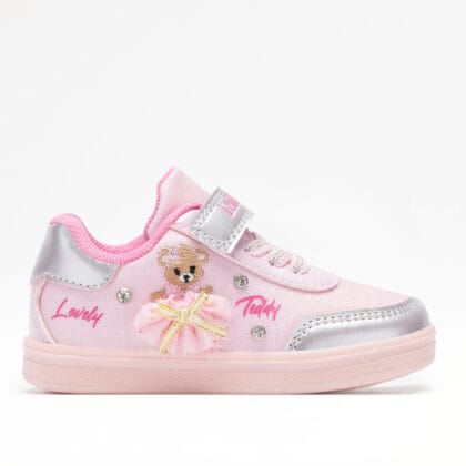 Lelli Kelly βρεφικά ανατομικά sneakers για κορίτσι Mille Stelle ροζ