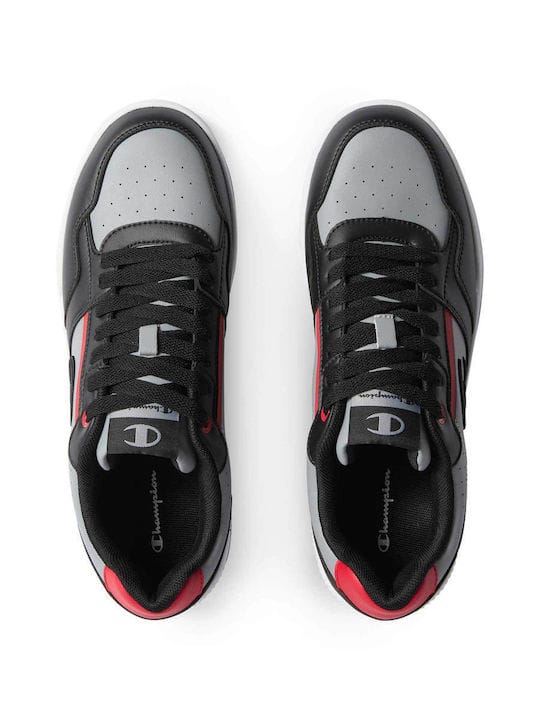 Champion εφηβικά ανατομικά sneakers για αγόρι μαύρο/γκρί - Image 5