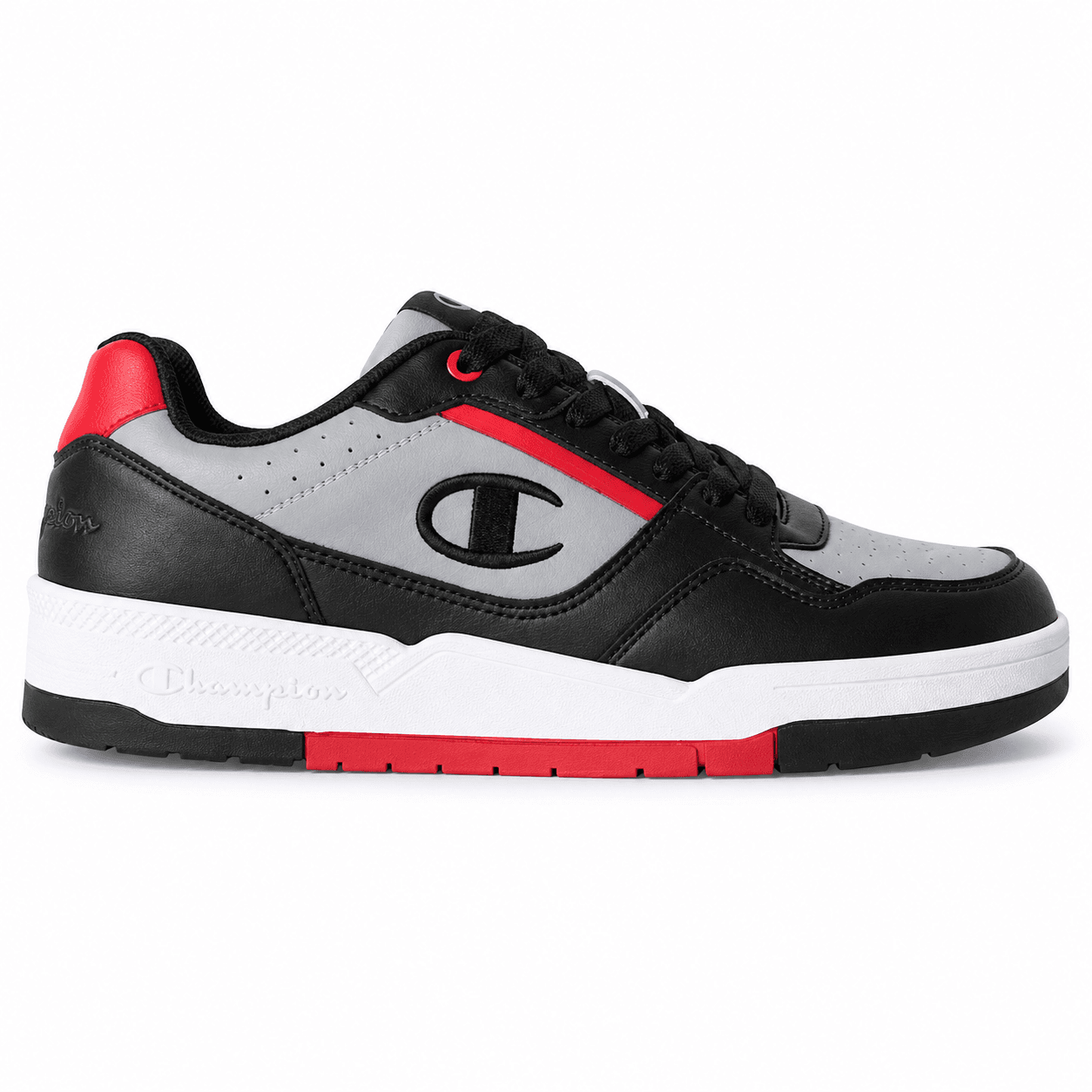 Champion εφηβικά ανατομικά sneakers για αγόρι μαύρο/γκρί