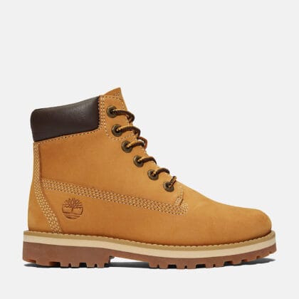 Timberland παιδικά ανατομικά δερμάτινα μποτάκια Courma Kid για αγόρι ταμπά