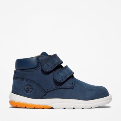 Timberland παιδικά ανατομικά δερμάτινα μποτάκια Toddle Tracks για αγόρι μπλέ