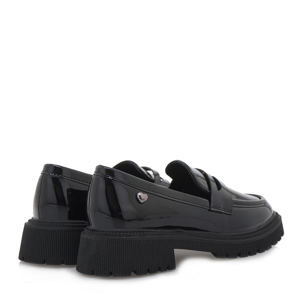 Exe Kids παιδικά ανατομικά Loafers για κορίτσι μαύρο λουστρίνι - Image 3