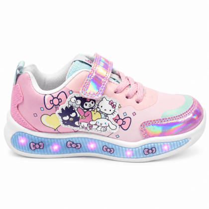 Cerdá παιδικά ανατομικά αθλητικά Hello Kitty & Friends για κορίτσι με φωτάκια ροζ