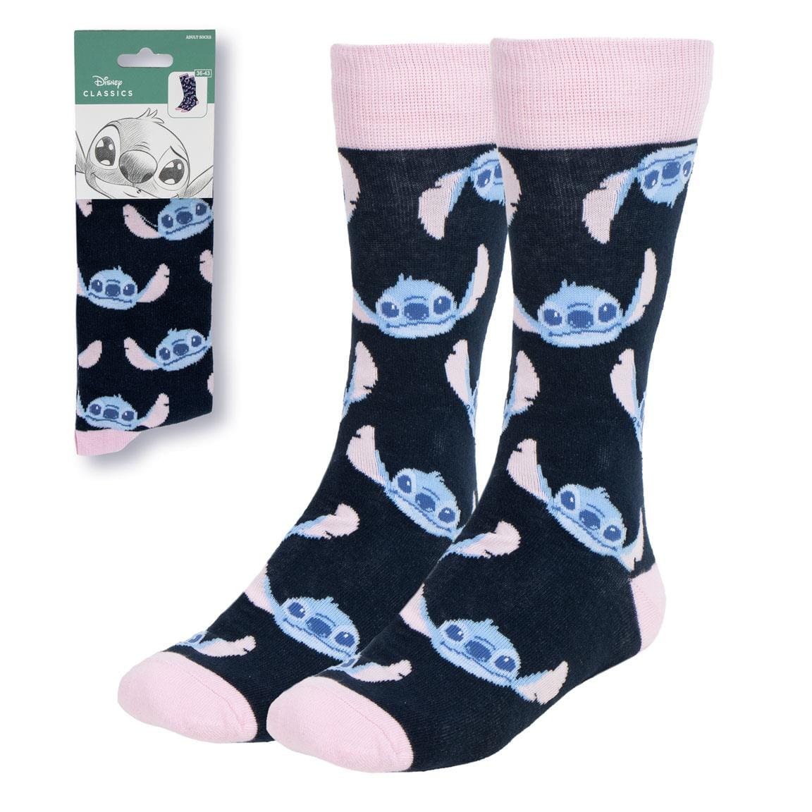 Cerda παιδικές κάλτσες unisex Stitch μπλέ