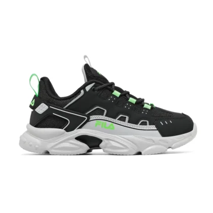 Fila εφηβικά ανατομικά αθλητικά για αγόρι Memory Spinel 3 Lace με Memory Foam μαύρο/γκρι