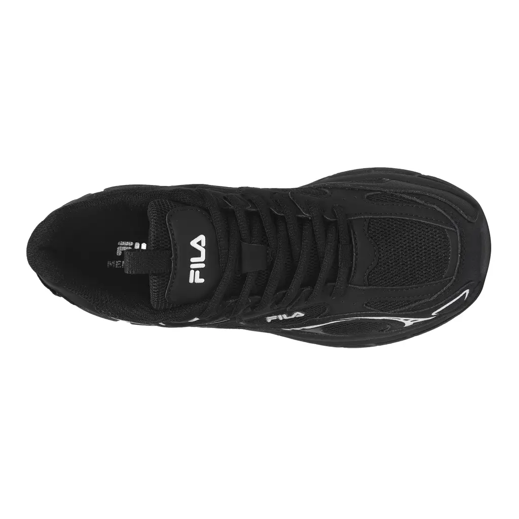 FILA εφηβικά ανατομικά αθλητικά παπούτσια για κορίτσι Fusio Memory με Memory Foam μαύρα - Image 4