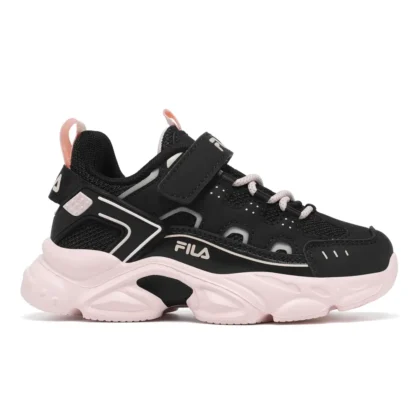 Fila παιδικά ανατομικά αθλητικά για κορίτσι Memory Spinel 3 V με Memory Foam μαύρο/ροζ
