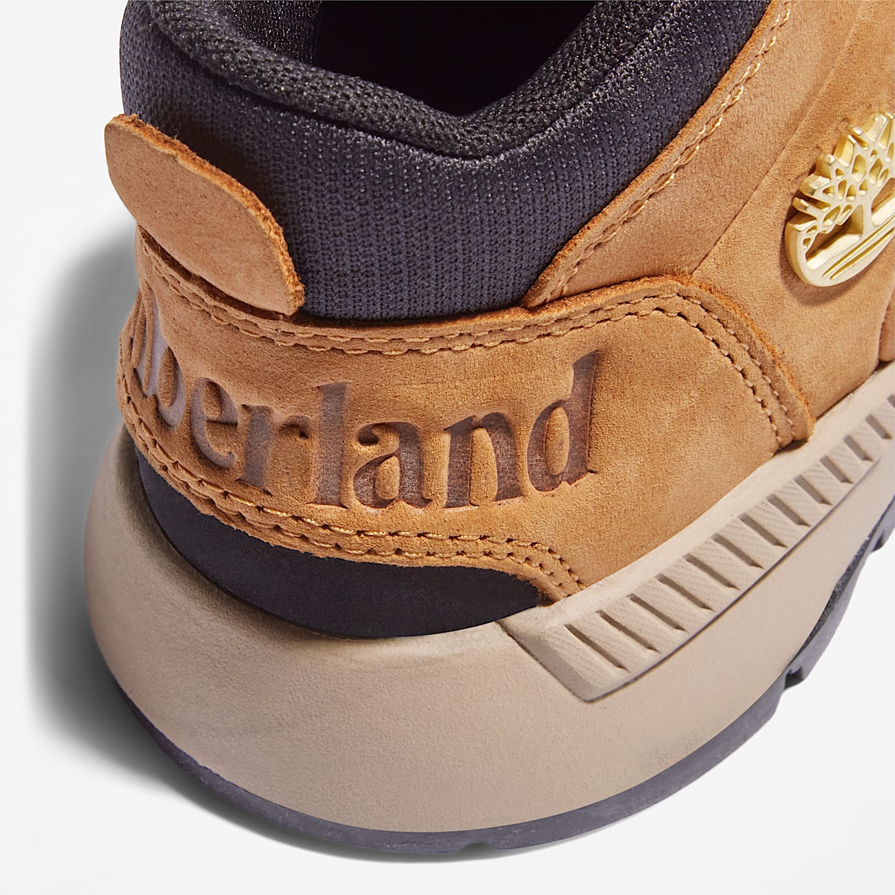 Timberland παιδικά ανατομικά δερμάτινα μποτάκια Sprint Trekker Mid με ελαστικά κορδόνια ταμπά - Image 5